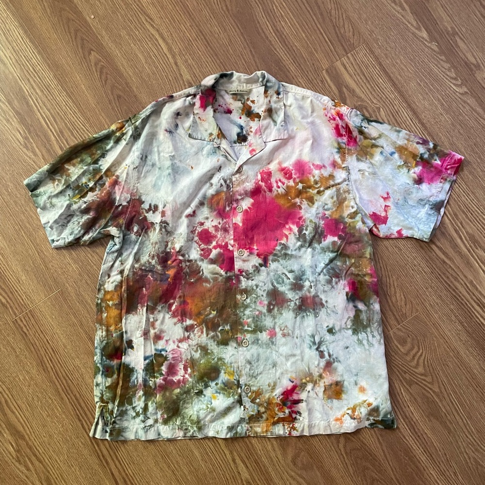 Tommy Bahama Ice Dye Silk Shirt